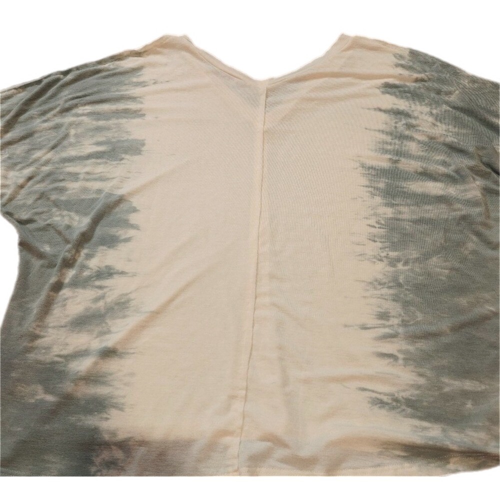 POL Sage Green Tie-Dye V-Neck Oversized - Picture 5 of 7